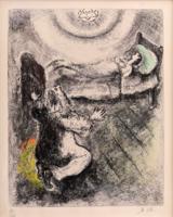 Marc Chagall L'ENFANT RESSUSCITE PAR ELIE Hand- Colored Etching - Sold for $3,072 on 05-16-2026 (Lot 168).jpg